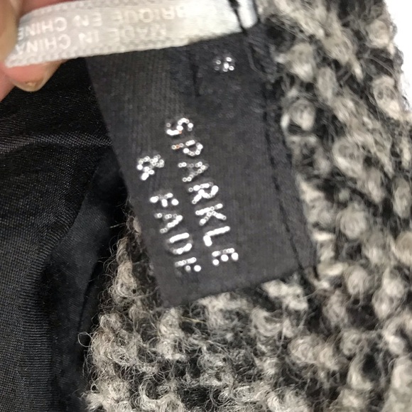 Sparkle & Fade cropped jacket Leather Trim Small - Picture 4 of 8